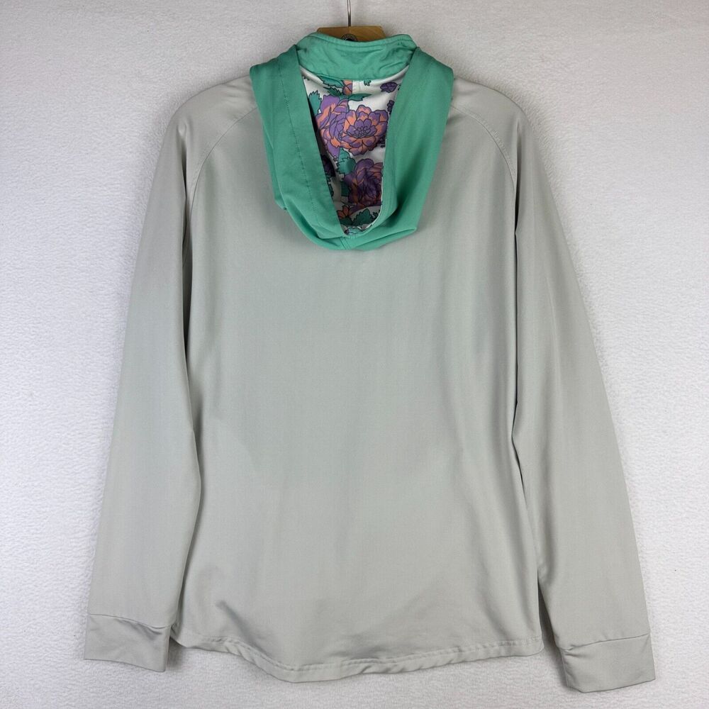 Swannies Golf Logan Hoodie Mens Medium Cactus Green Gray - Picture 7 of 8